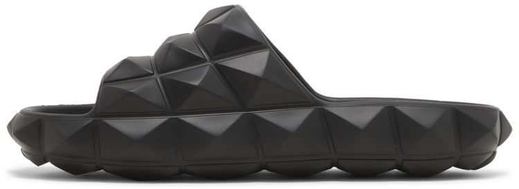 Valentino Roman Stud Turtle Slide Nero