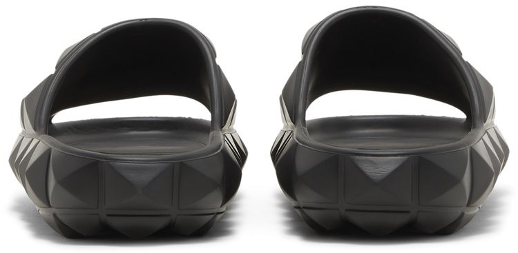 Valentino Roman Stud Turtle Slide Nero