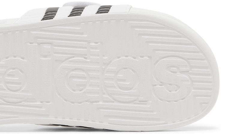 Adidas Adissage Slides White Black