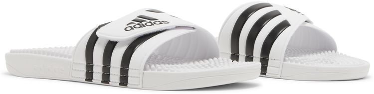 Adidas Adissage Slides White Black