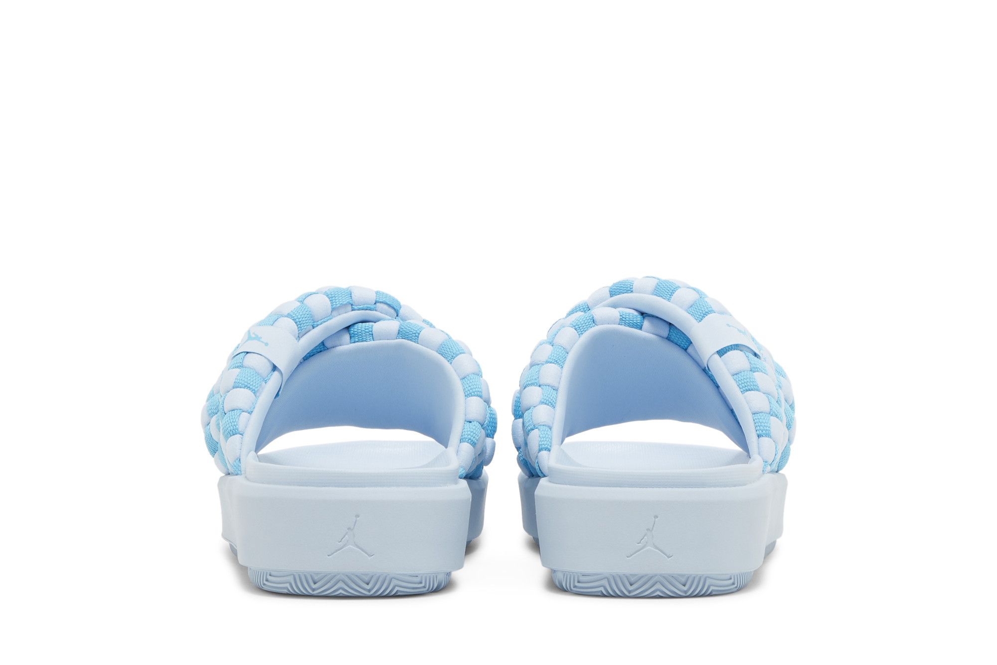 Black and blue jordan slides clearance