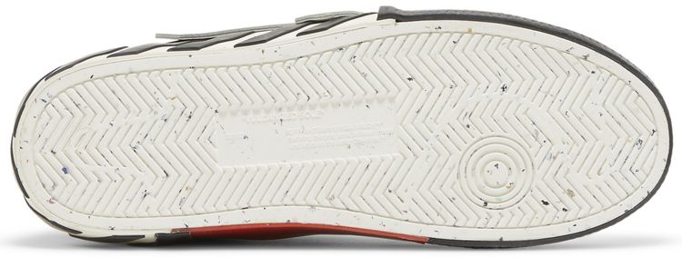 Off White Floating Arrow Low Vulc Leather White Black Green