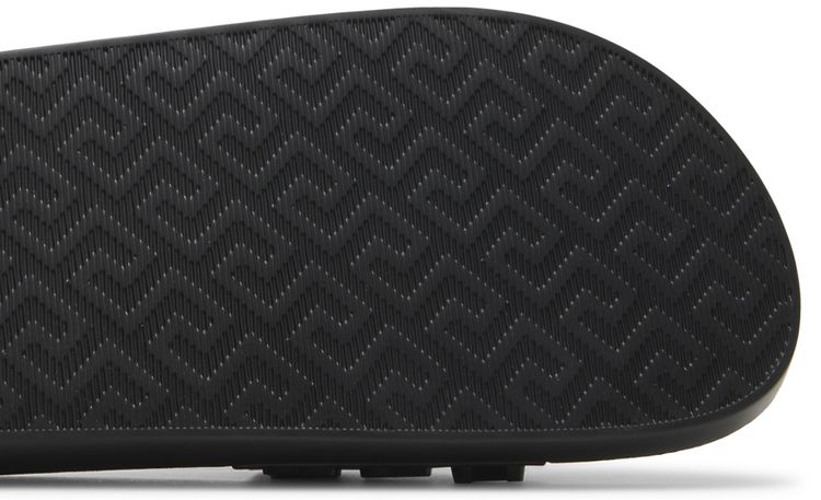 Versace Slide Allover Logo   Black