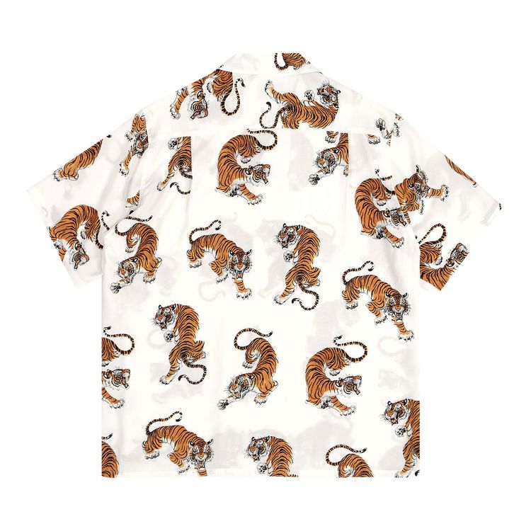 Wacko Maria Tim Lehi Hawaiian Shirt Type 4 White