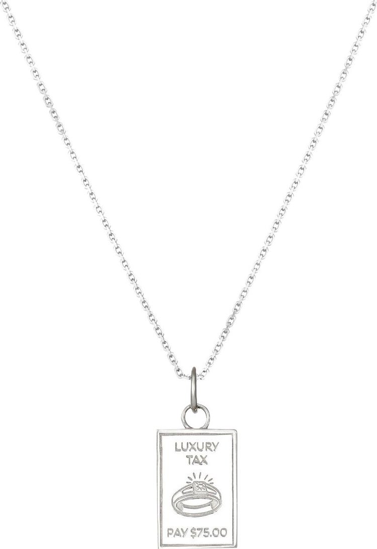 Hatton Labs Luxury Tax Pendant Silver