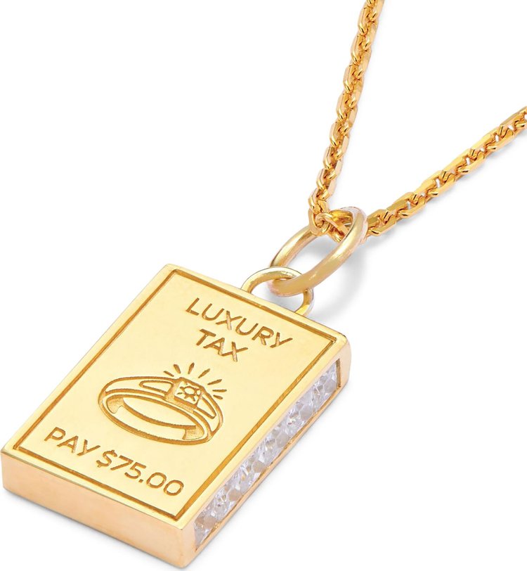 Hatton Labs Luxury Tax Pendant Gold