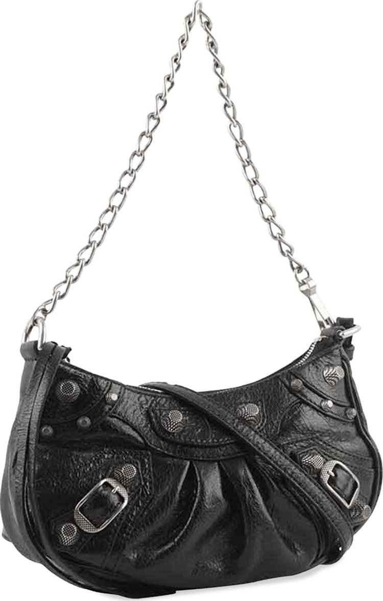 Balenciaga Le Cagole Shoulder Bag Black