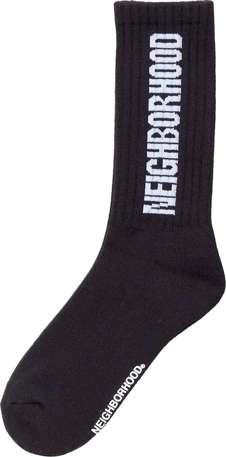 Neighborhood CI Logo Socks Black