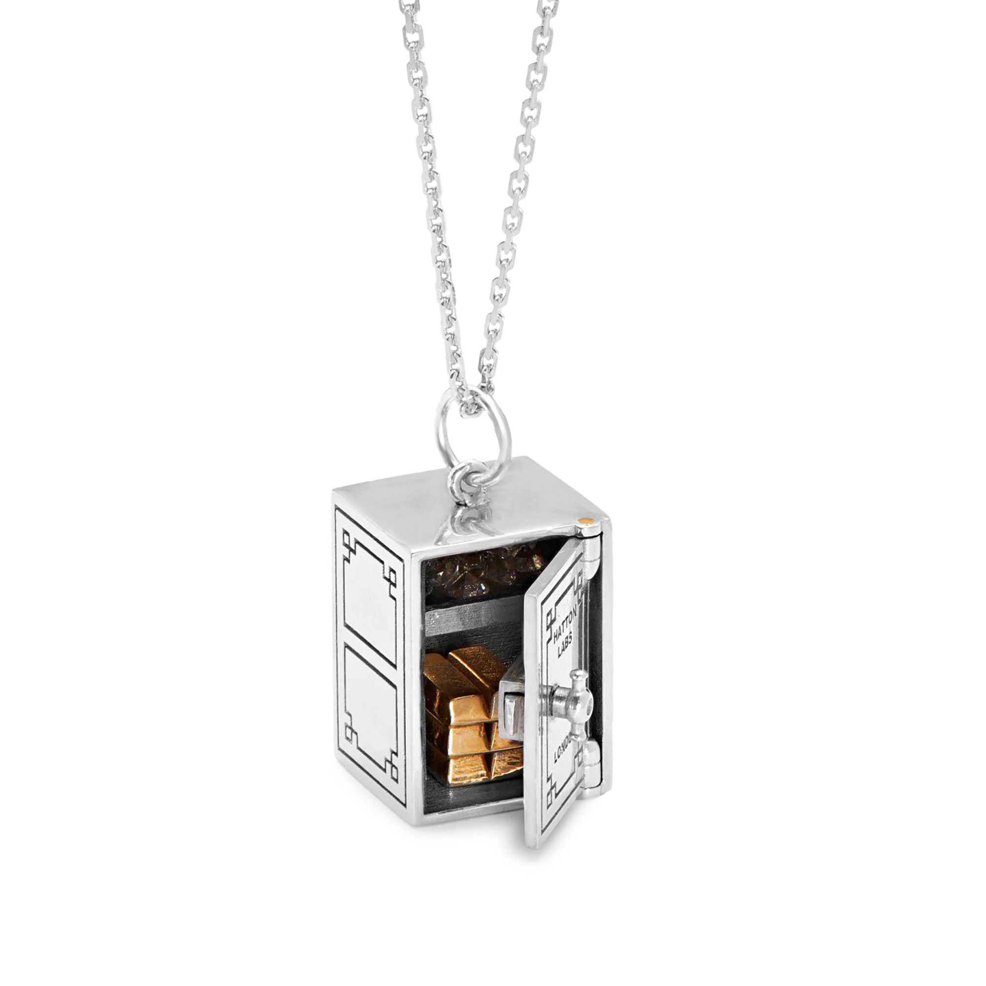 VIP【関税送料無料】希少 HATTON LABS SILVER L NECKLACE Hatton Labs: 'Hatton' Pendant Necklace | SSENSE