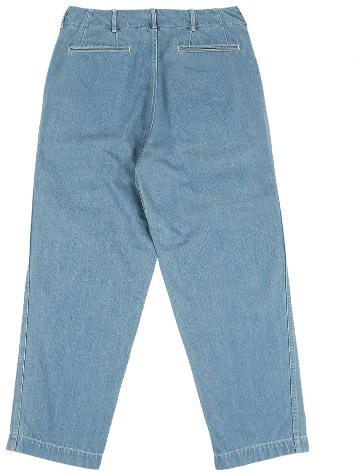 nanamica Wide Denim Pants Indigo Bleach