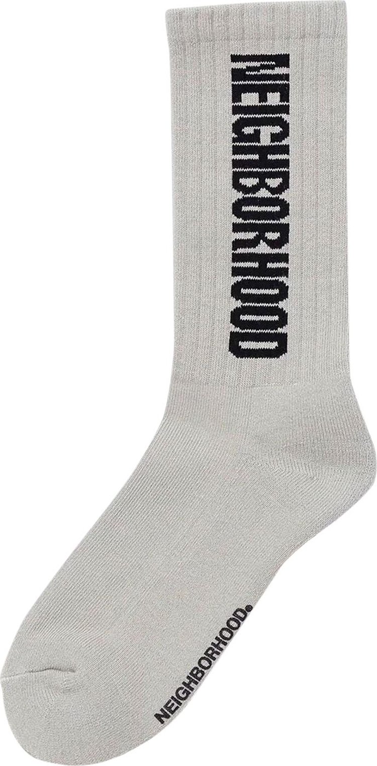 Neighborhood CI Logo Socks 'Grey'