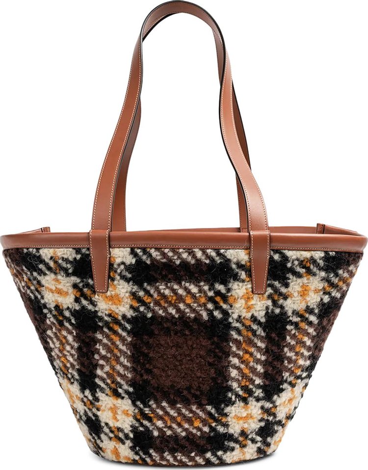 CELINE Large Triomphe Tote Bag Tartan