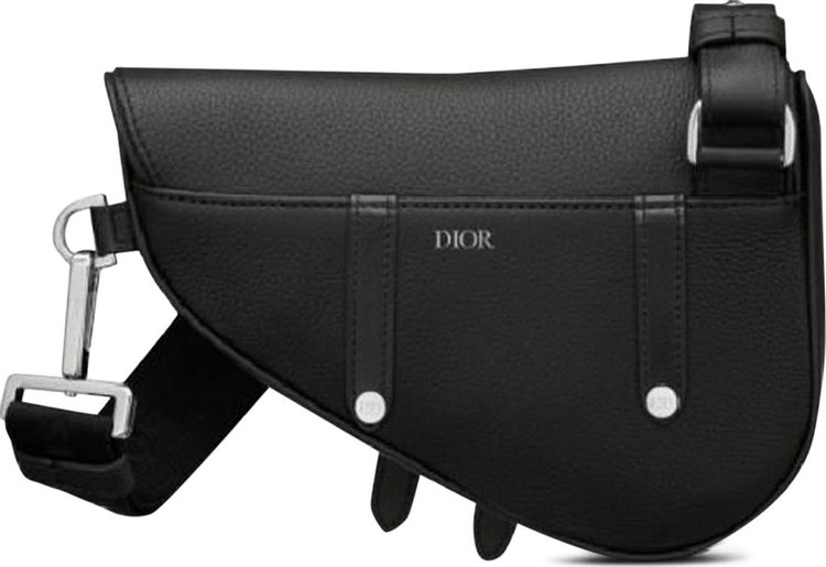 Dior Mini Saddle Bag Black