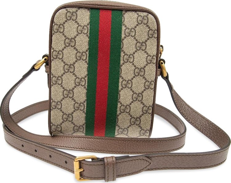 Gucci GG Supreme Ophidia Shoulder Bag Beige