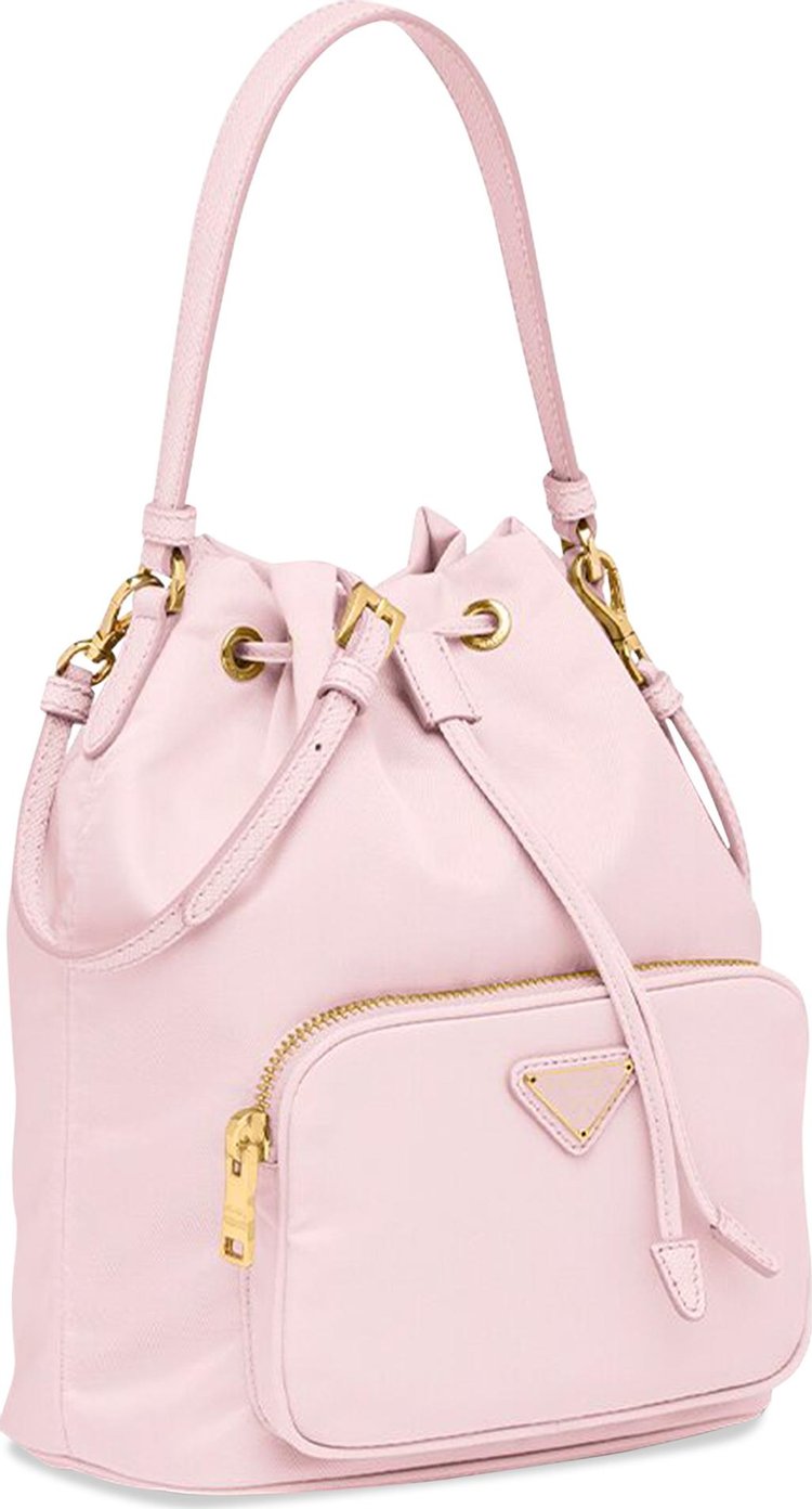 Prada Duet Bucket Shoulder Bag Rose