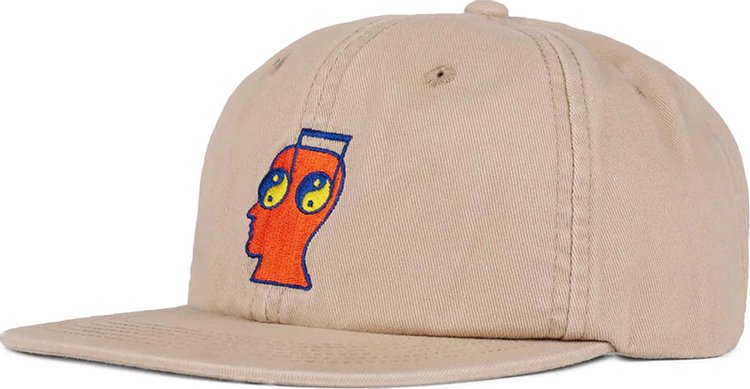 Brain Dead Brain Notes 6 Panel Hat Khaki