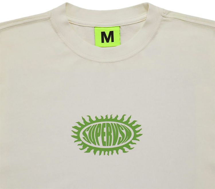 Supervsn Cornrow Short Sleeve T Shirt Bone