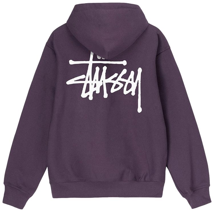 Stussy Basic Hoodie Grape