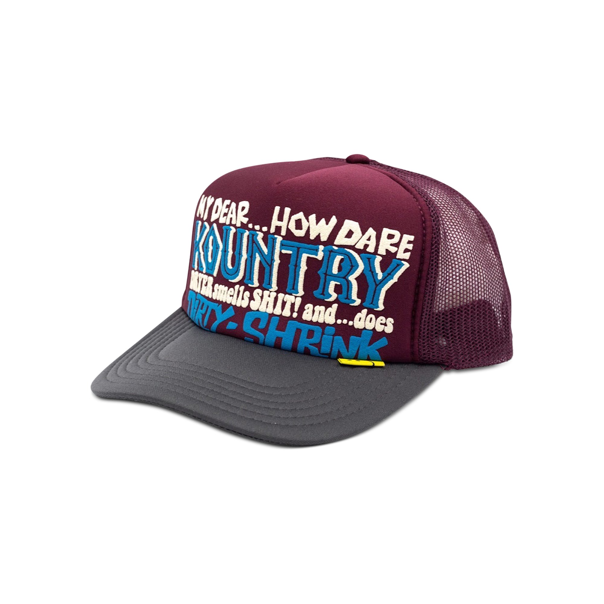 Buy Kapital Kountry Dirty Shrink Trucker Cap 'Burgundy