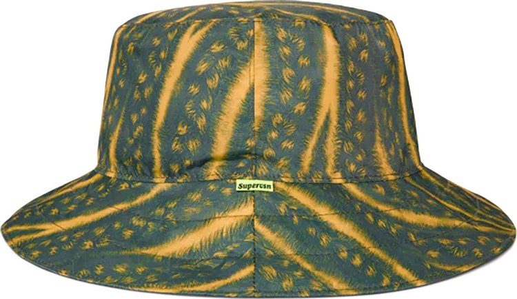 Supervsn Cornrow Bucket Hat Yellow