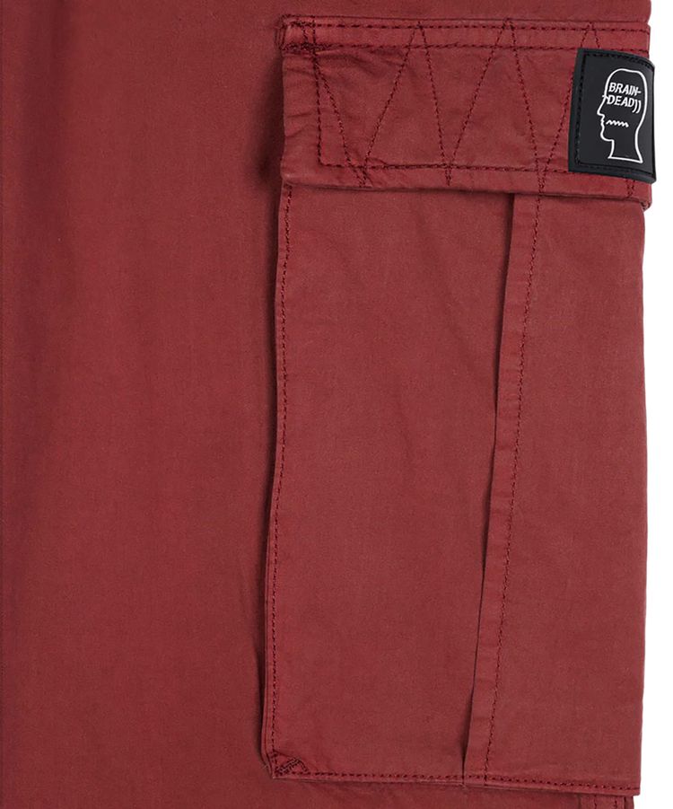 Brain Dead Flight Pant Washed Red