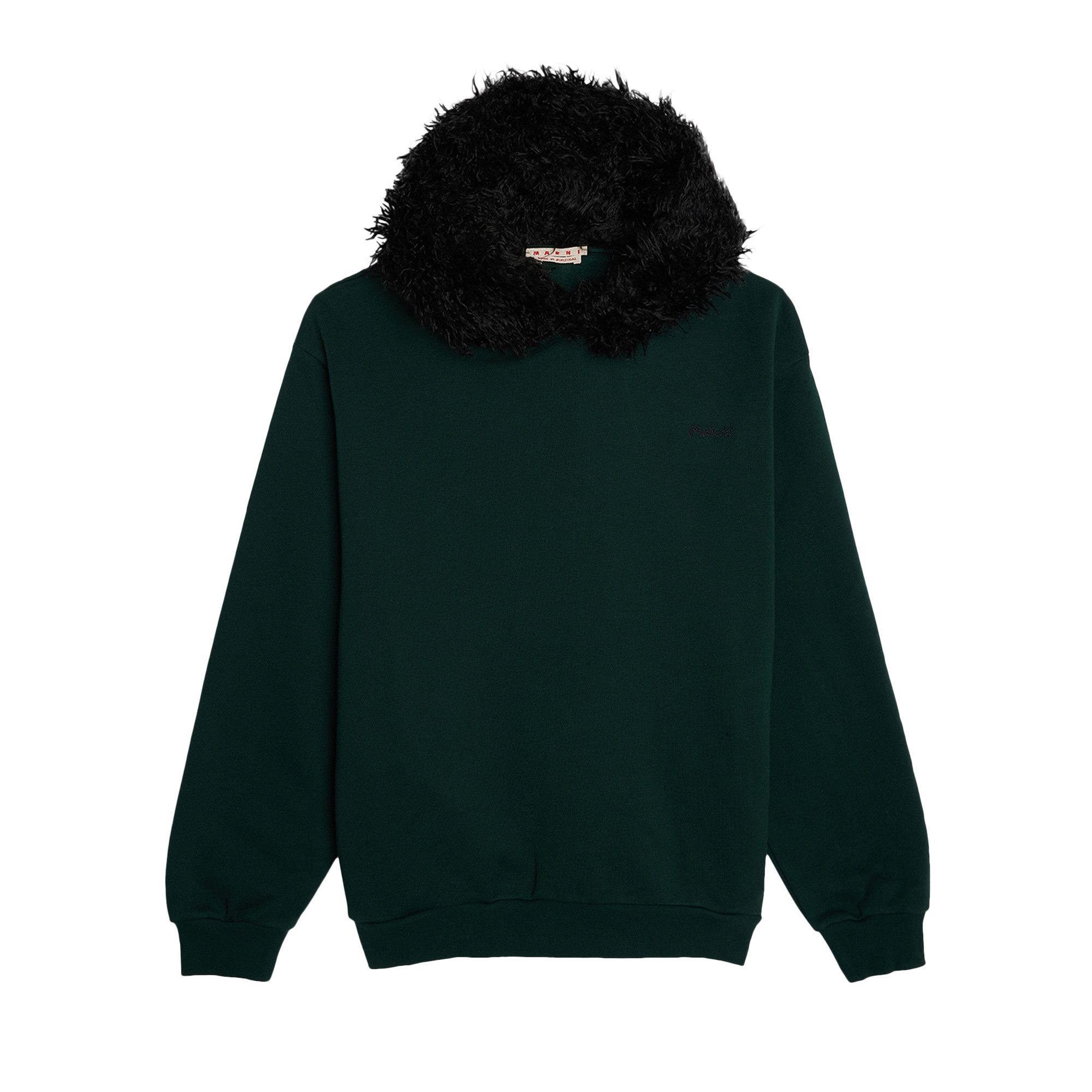 Faux fur oversized hoodie discount
