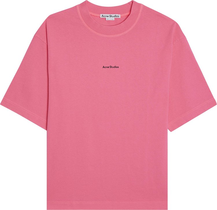 Acne Studios Logo T-Shirt 'Neon Pink'