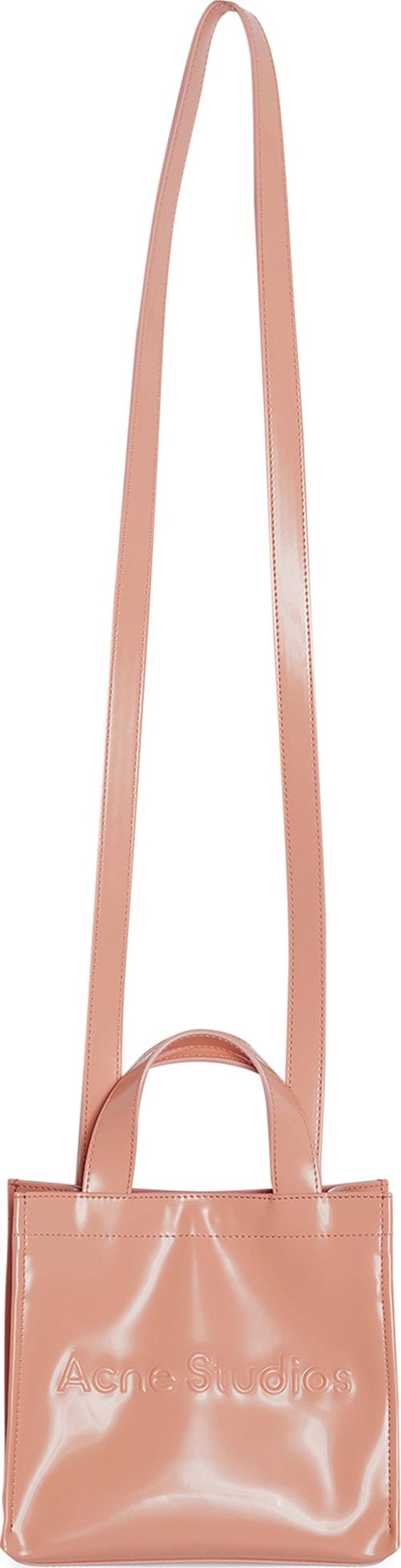 Acne Studios Logo Shopper Mini Tote Bag 'Salmon Pink'