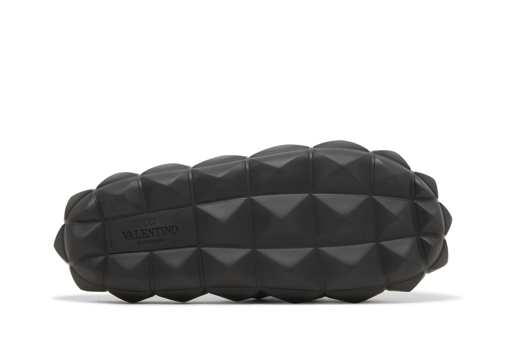 Buy Valentino Roman Stud Turtle Slide 'Nero' - XY0S0F55QNA