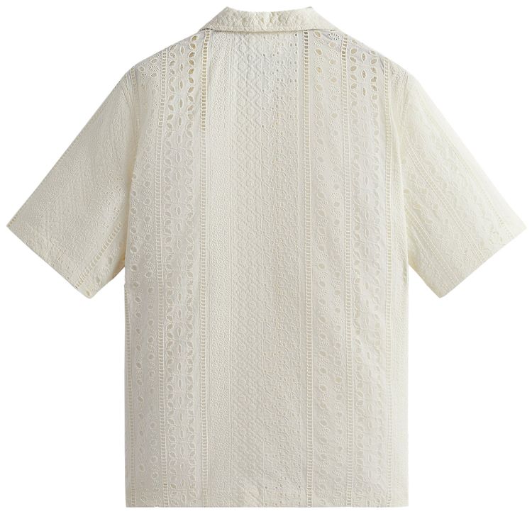 Kith Eyelet Thompson Camp Collar Shirt Sandrift