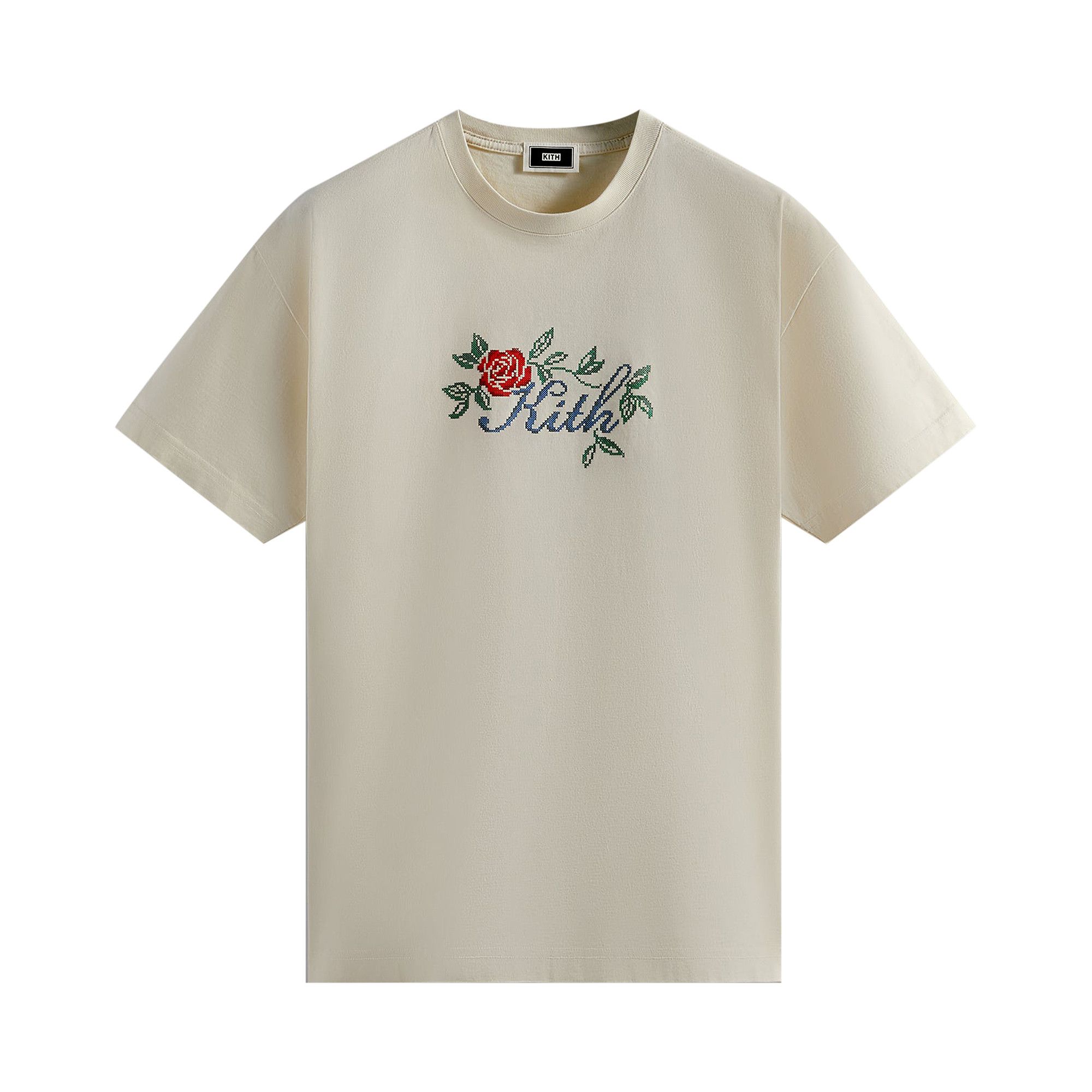 Buy Kith Script Needlepoint Tee 'Sandrift' - KHM031337 104