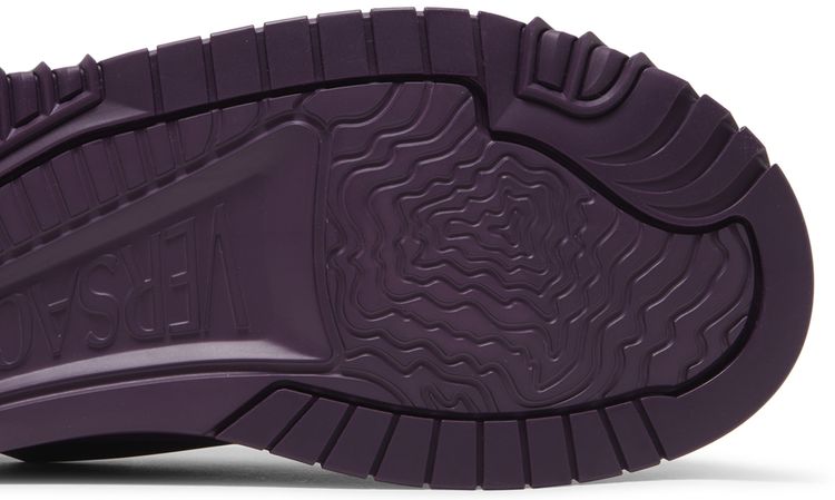 Versace Odissea Caged Rubber Medusa Sneaker Burgundy