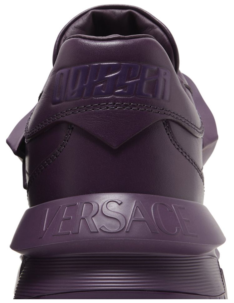 Versace Odissea Caged Rubber Medusa Sneaker Burgundy