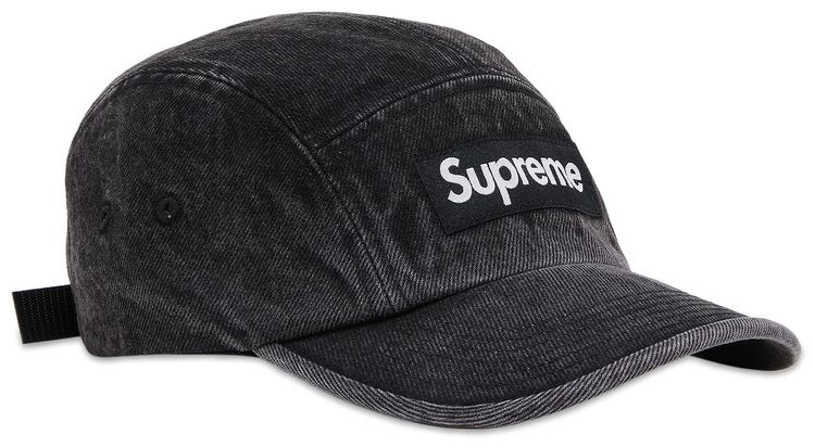 Supreme Denim Camp Cap Black