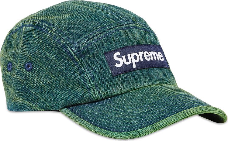 Supreme Denim Camp Cap Overdyed Green