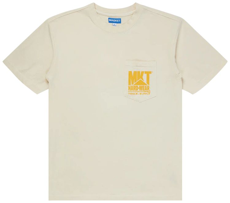 Market Market Hardware Pocket T Shirt Sand