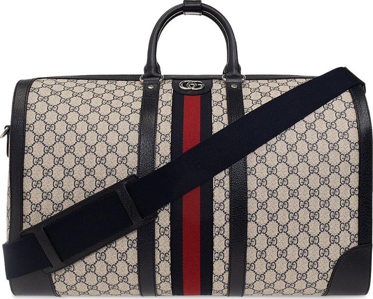 Gucci Savoy Large Duffle Bag 'Beige/Blue'