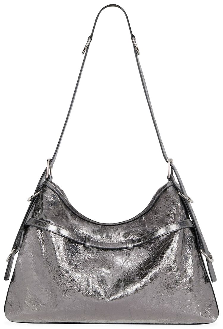 Givenchy Medium Voyou Bag Silvery Grey