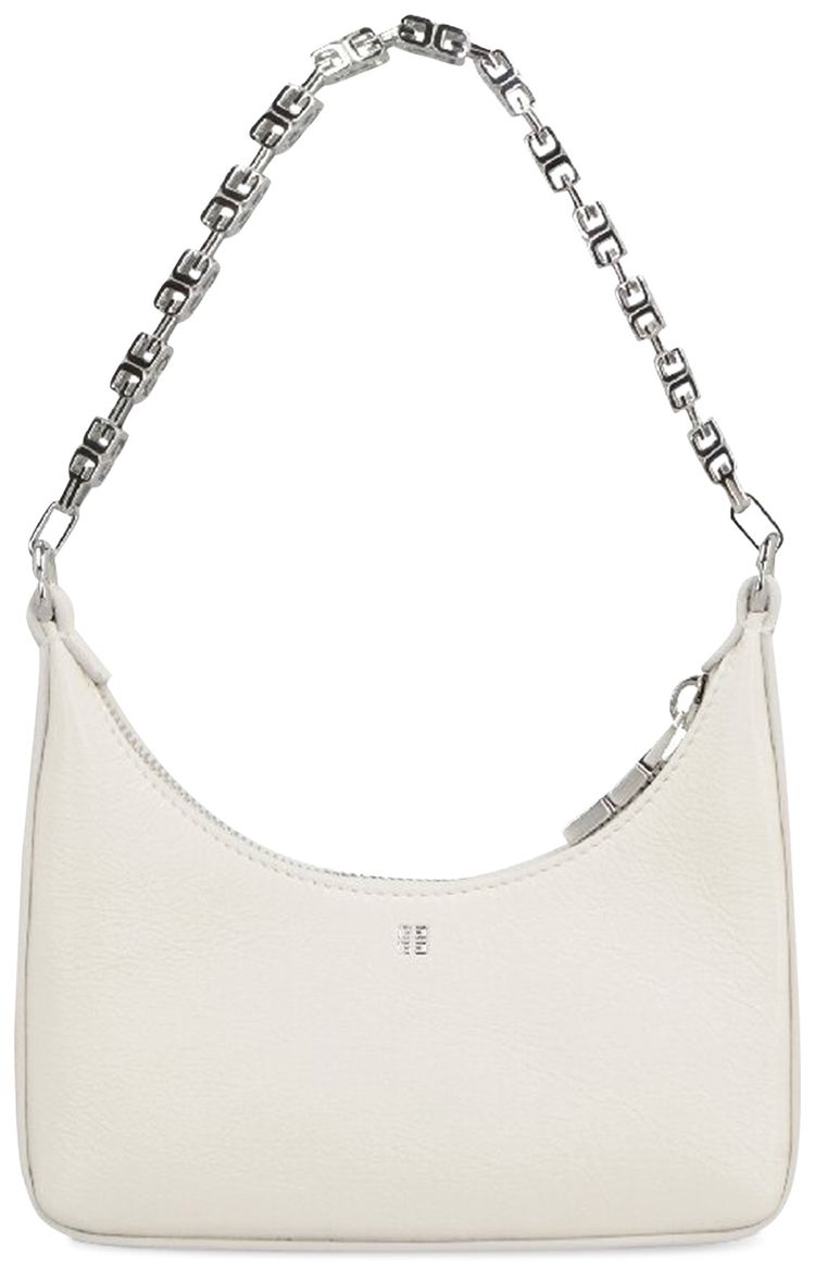 Givenchy Moon Cut Out Mini Hobo Bag Ivory