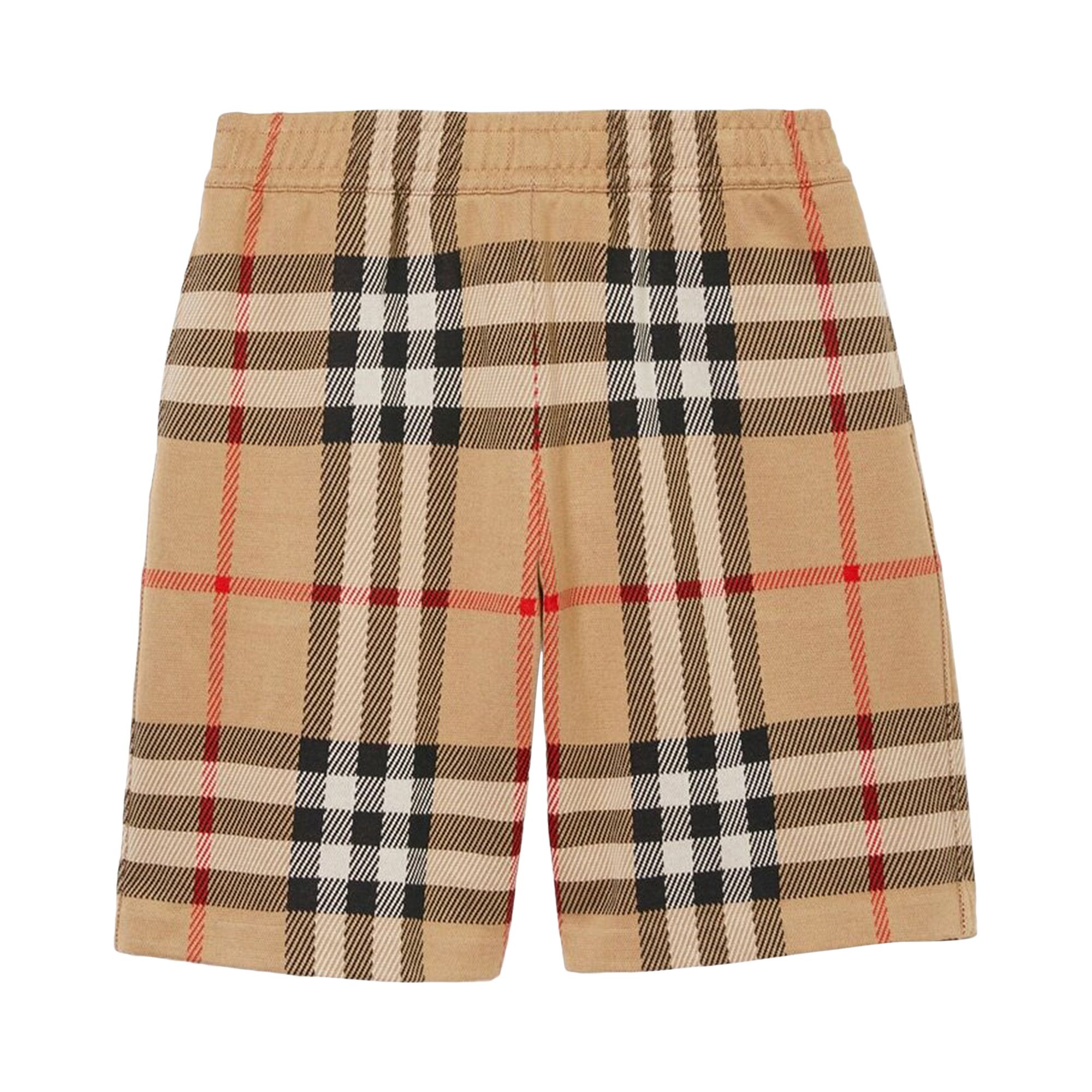 Buy Burberry Check Jacquard Shorts 'Archive Beige' - 8072666 | GOAT CA