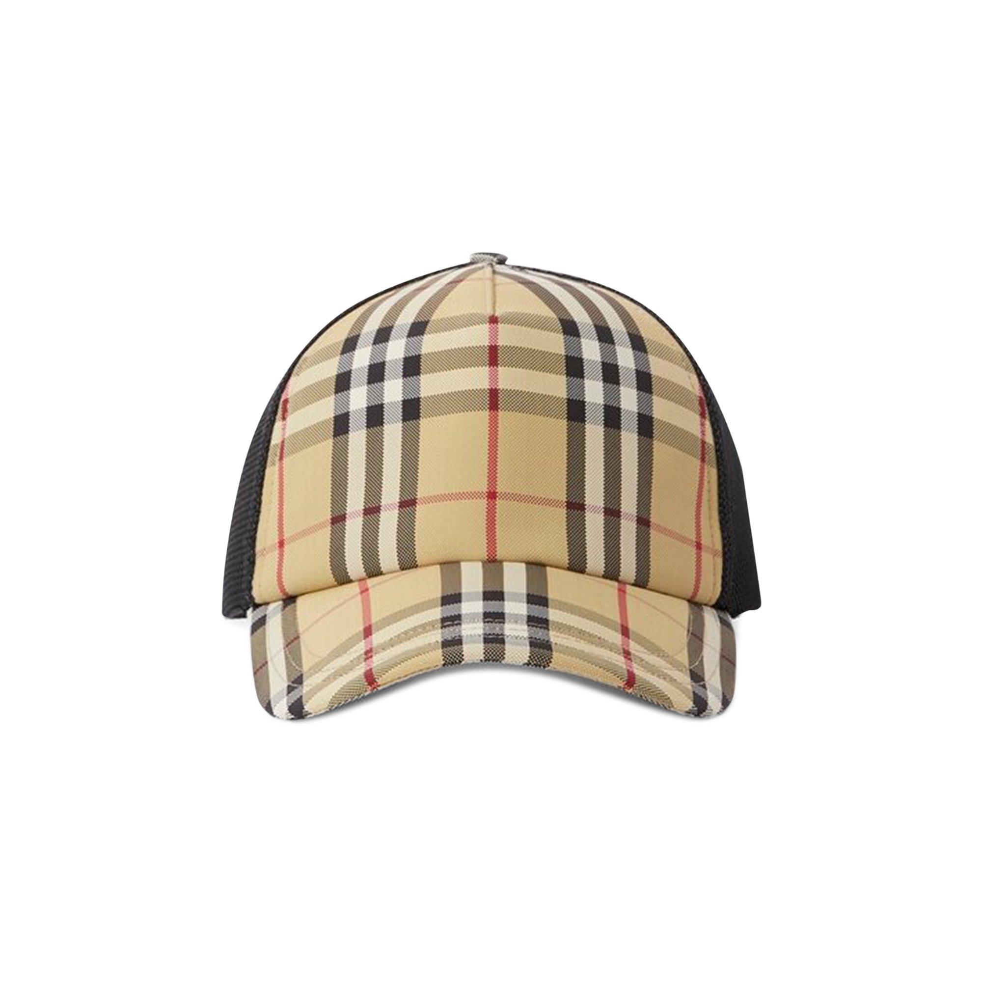 Buy Burberry Check and Mesh Cap 'Archive Beige' - 8070787 | GOAT CA