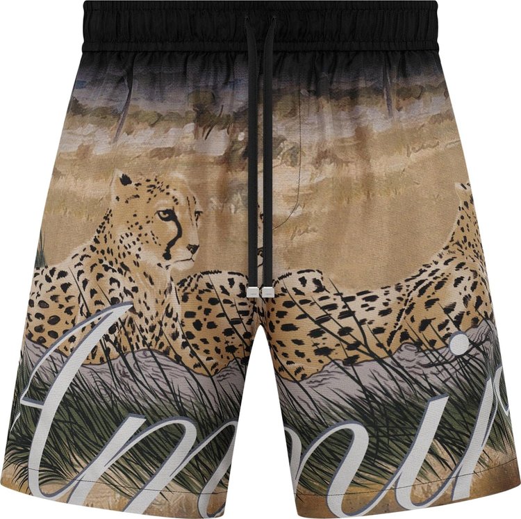 AMIRI, Cheetah Print Drawstring Shorts, Men