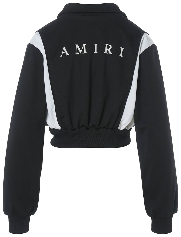 Amiri MA Cropped Track Jacket Black