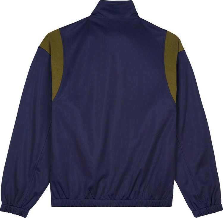 Brain Dead Alonzo Paneled Rib Track Jacket Navy