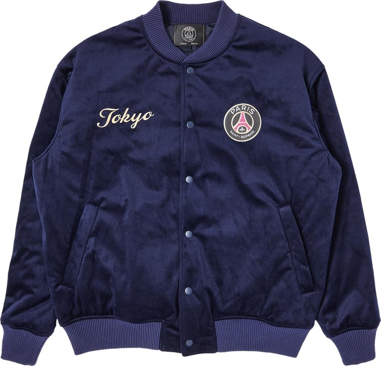 Paris Saint-Germain x EDIFICE Tokyo Embroidered Jacket 'Navy'