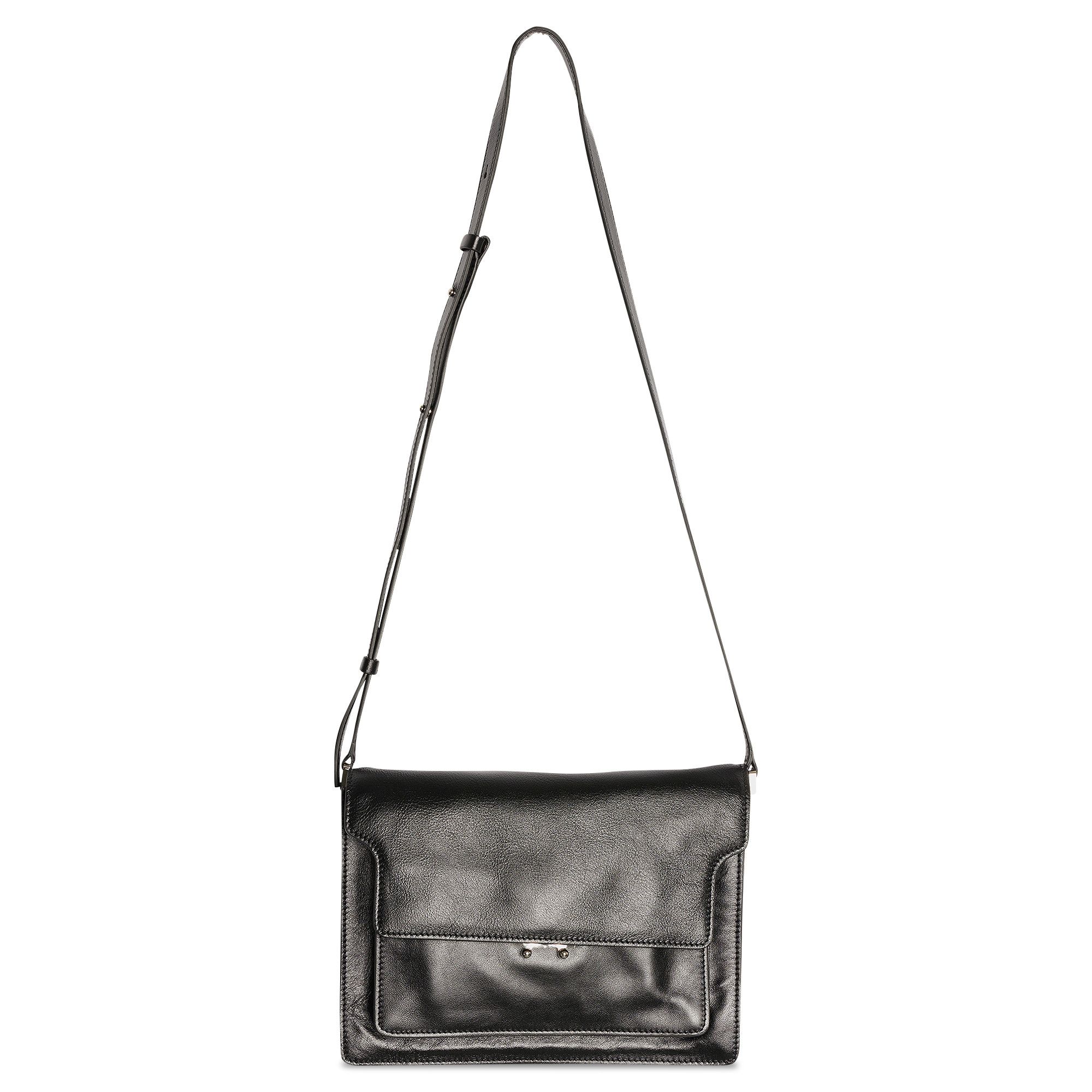 Buy Marni Trunk Soft Large Bag Black SBMQ0047U1 P2644 Z356N GOAT