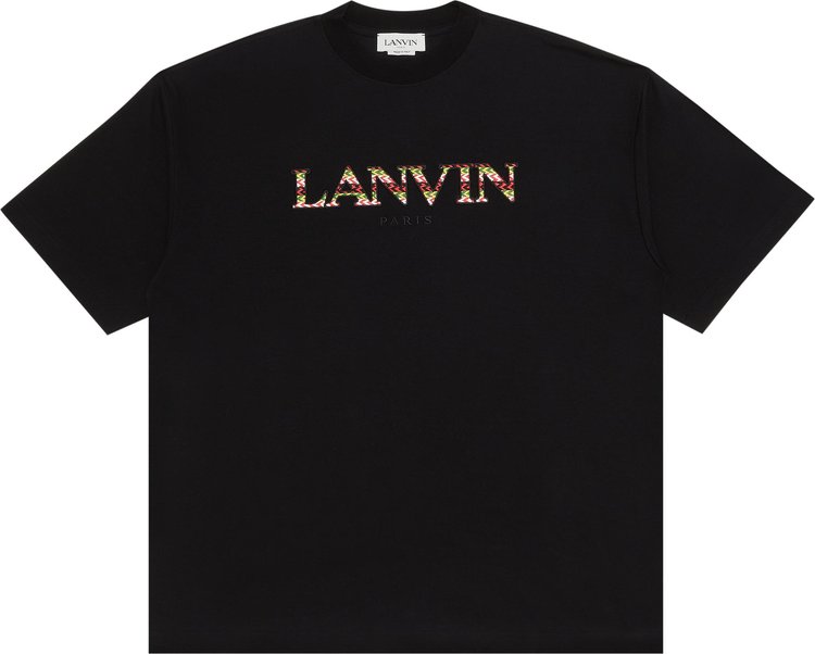 Buy Lanvin Curb Oversized Fit Tee 'Black' - RW TS0022 J207 A23BK | GOAT