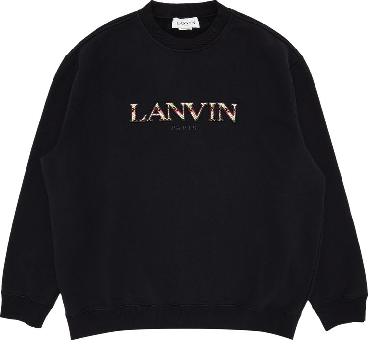 Lanvin Classic Curb Sweatshirt 'Black'