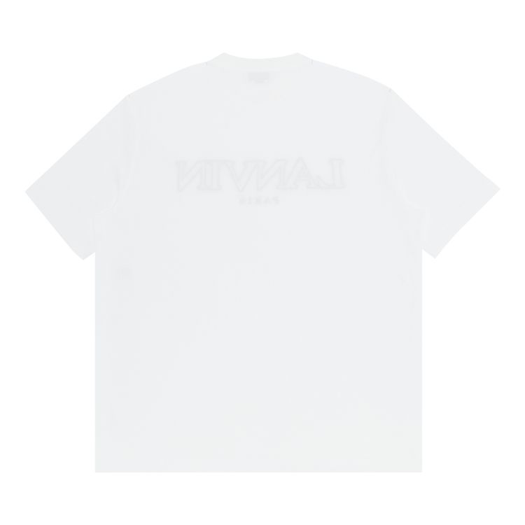 Lanvin Classic Curb Tee Optic White