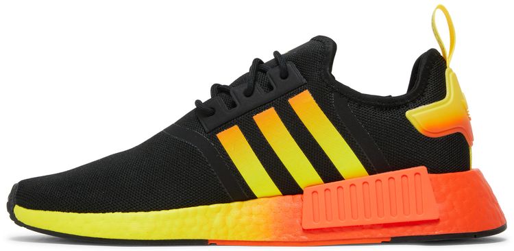 Adidas NMD R1 Black Orange Yellow Gradient
